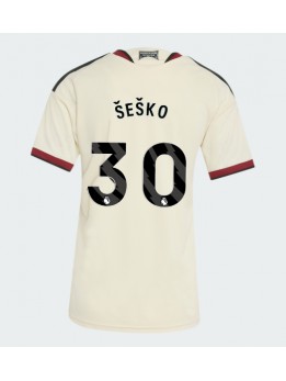 Ženski Nogometna dresi replika Manchester United Benjamin Sesko #30 Tretji 2026-27 Kratek rokav Ženski Nogometna dresi replika Manchester United Benjamin Sesko #30 Tretji 2026-27 Kratek rokav